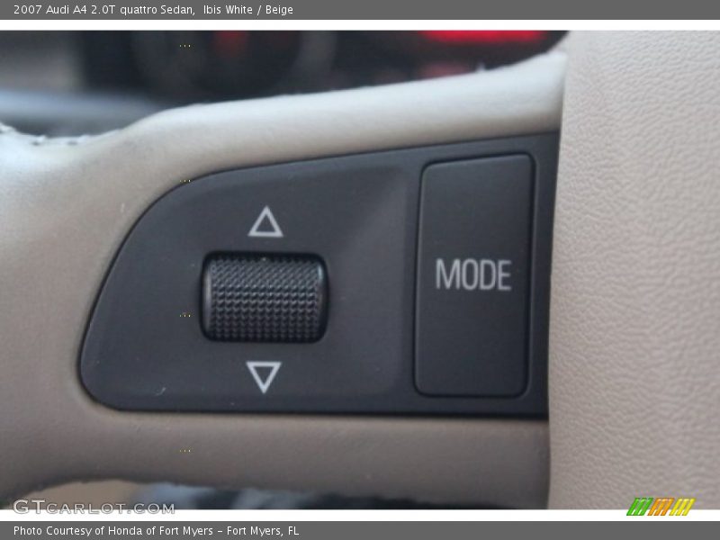 Ibis White / Beige 2007 Audi A4 2.0T quattro Sedan