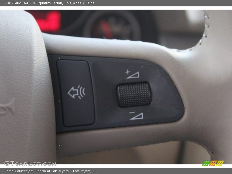 Ibis White / Beige 2007 Audi A4 2.0T quattro Sedan