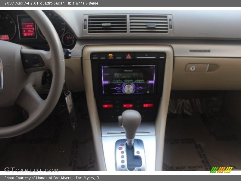 Ibis White / Beige 2007 Audi A4 2.0T quattro Sedan