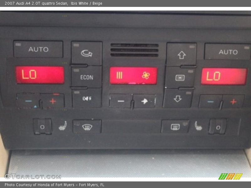 Ibis White / Beige 2007 Audi A4 2.0T quattro Sedan