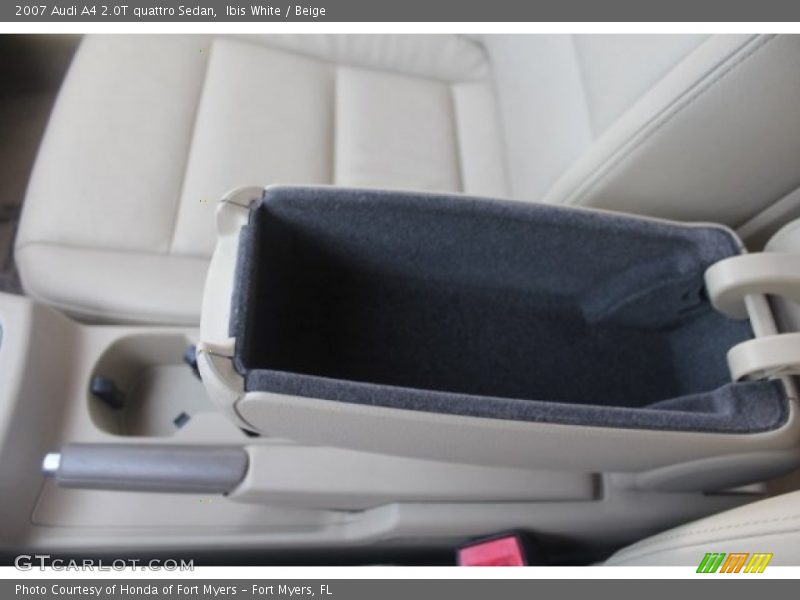 Ibis White / Beige 2007 Audi A4 2.0T quattro Sedan