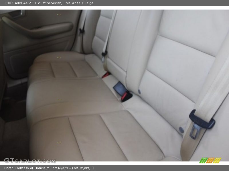 Ibis White / Beige 2007 Audi A4 2.0T quattro Sedan