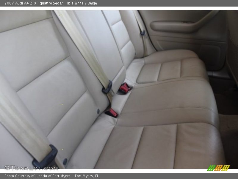 Ibis White / Beige 2007 Audi A4 2.0T quattro Sedan