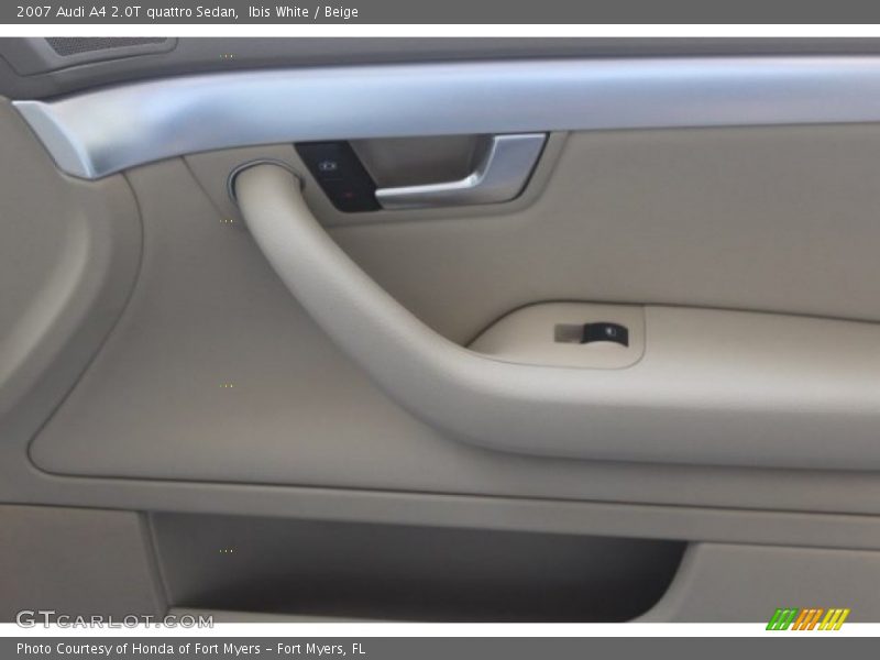 Ibis White / Beige 2007 Audi A4 2.0T quattro Sedan