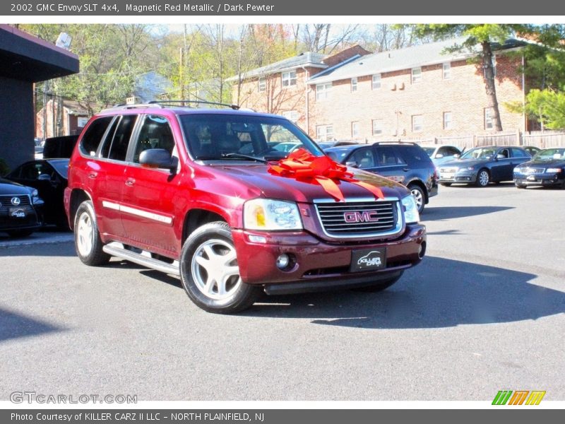 Magnetic Red Metallic / Dark Pewter 2002 GMC Envoy SLT 4x4