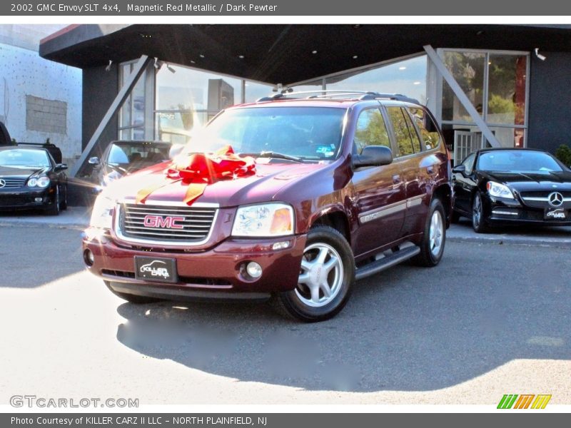 Magnetic Red Metallic / Dark Pewter 2002 GMC Envoy SLT 4x4