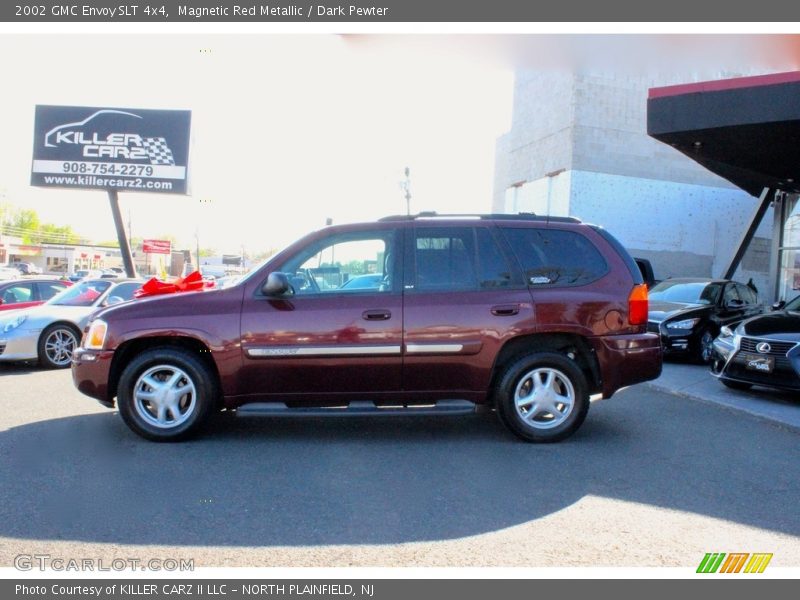 Magnetic Red Metallic / Dark Pewter 2002 GMC Envoy SLT 4x4