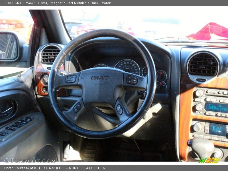 Magnetic Red Metallic / Dark Pewter 2002 GMC Envoy SLT 4x4