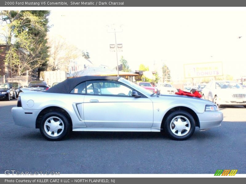 Silver Metallic / Dark Charcoal 2000 Ford Mustang V6 Convertible