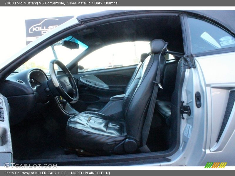 Silver Metallic / Dark Charcoal 2000 Ford Mustang V6 Convertible