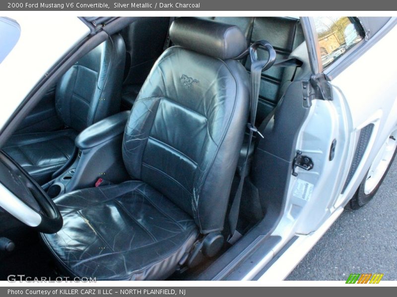 Silver Metallic / Dark Charcoal 2000 Ford Mustang V6 Convertible