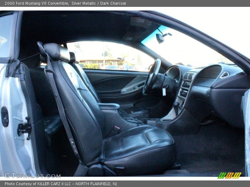 Silver Metallic / Dark Charcoal 2000 Ford Mustang V6 Convertible