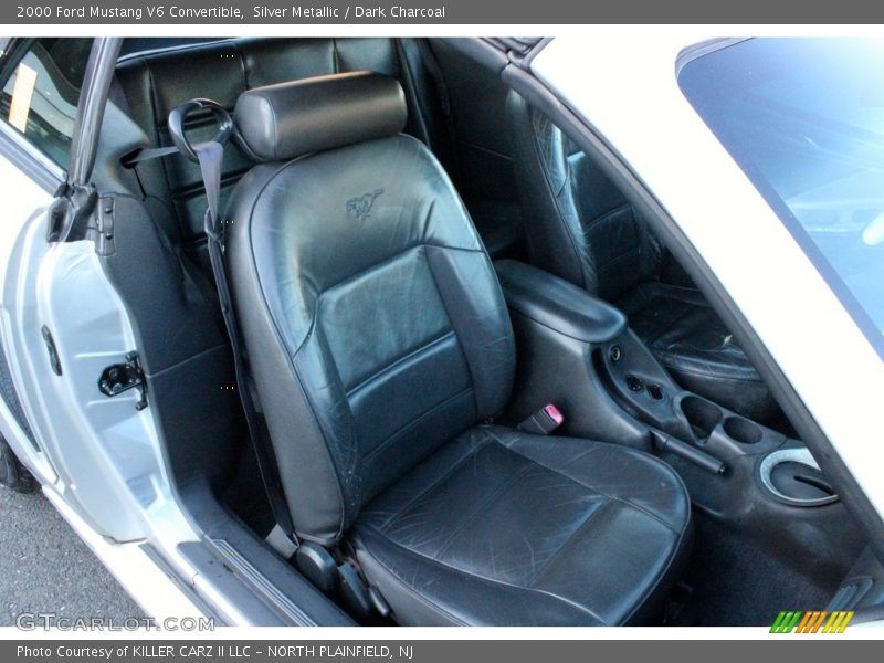 Silver Metallic / Dark Charcoal 2000 Ford Mustang V6 Convertible