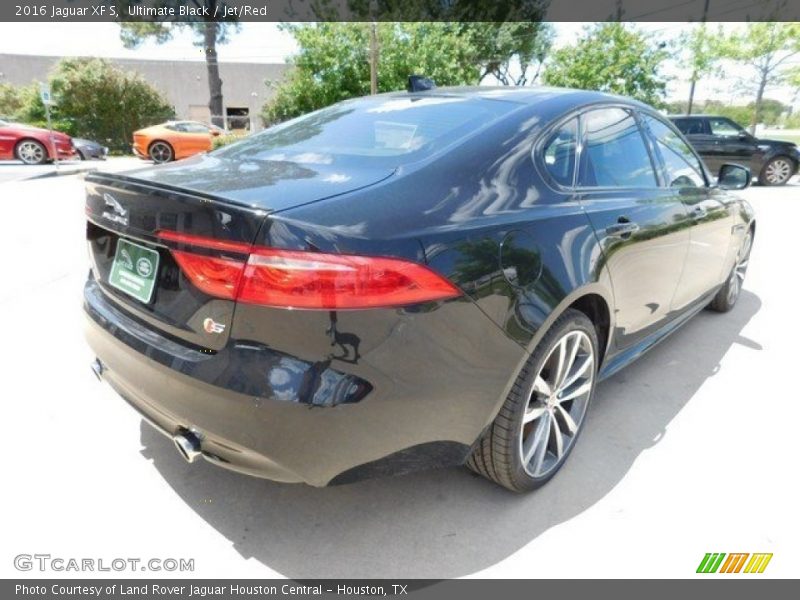 Ultimate Black / Jet/Red 2016 Jaguar XF S