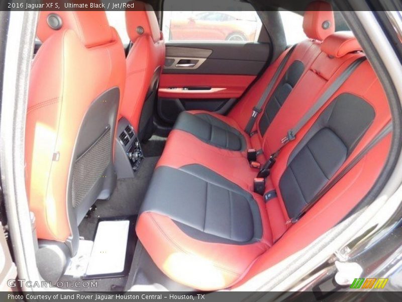 Ultimate Black / Jet/Red 2016 Jaguar XF S