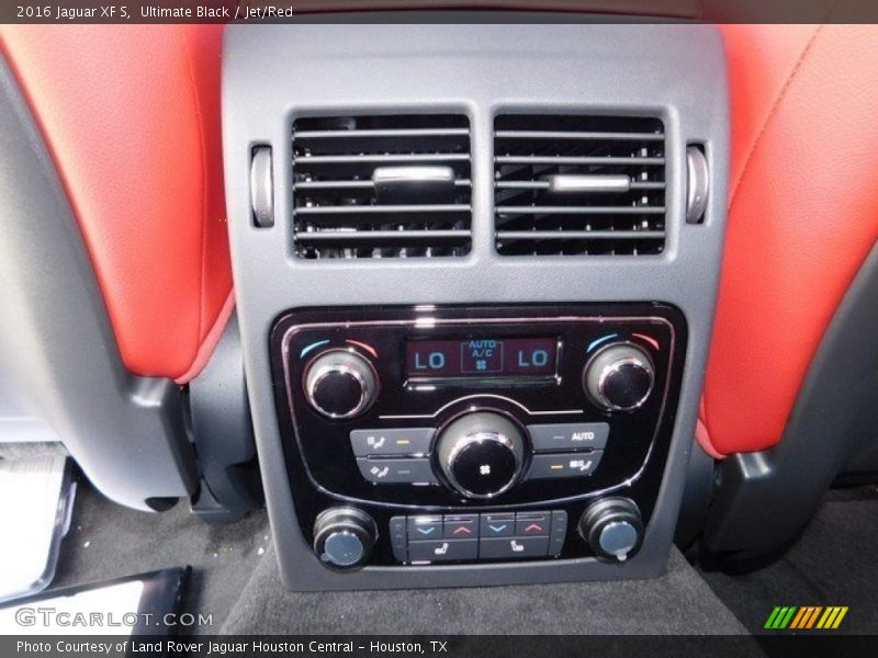 Ultimate Black / Jet/Red 2016 Jaguar XF S