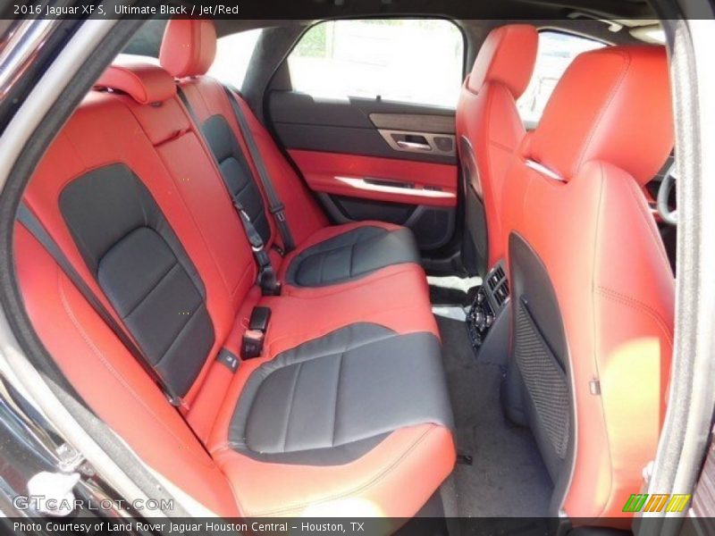 Ultimate Black / Jet/Red 2016 Jaguar XF S