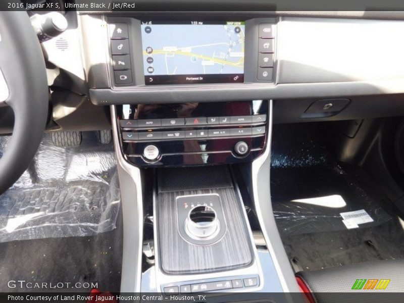 Ultimate Black / Jet/Red 2016 Jaguar XF S