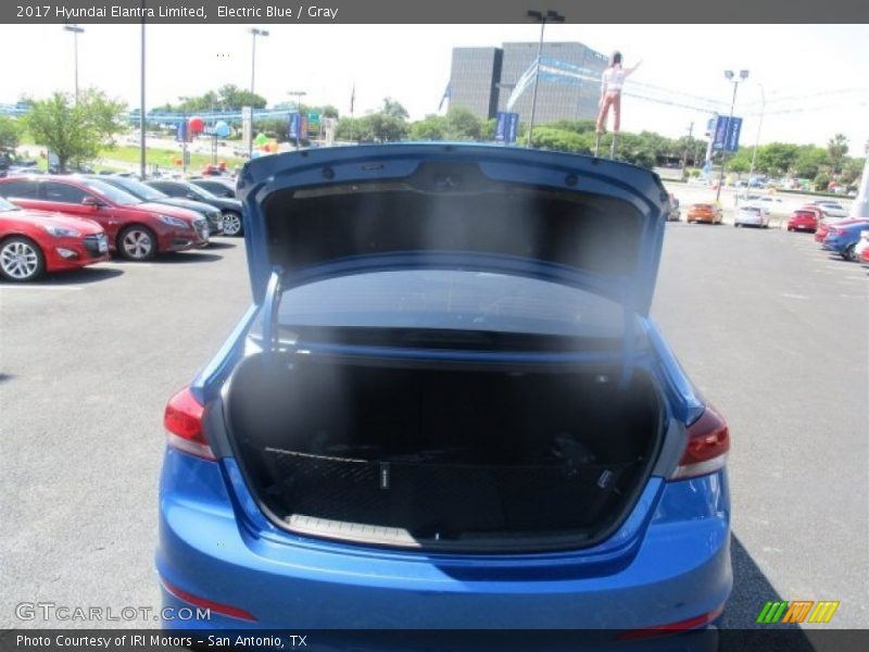 Electric Blue / Gray 2017 Hyundai Elantra Limited