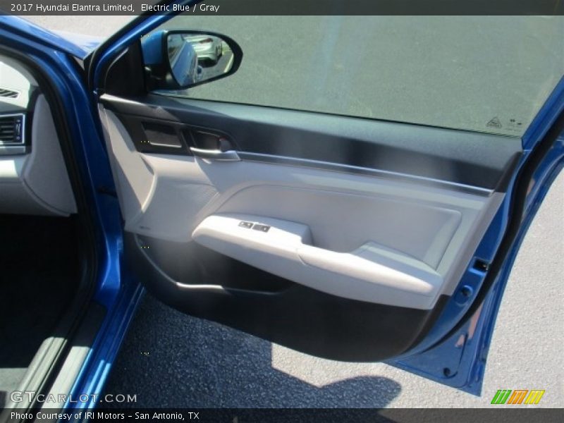 Electric Blue / Gray 2017 Hyundai Elantra Limited