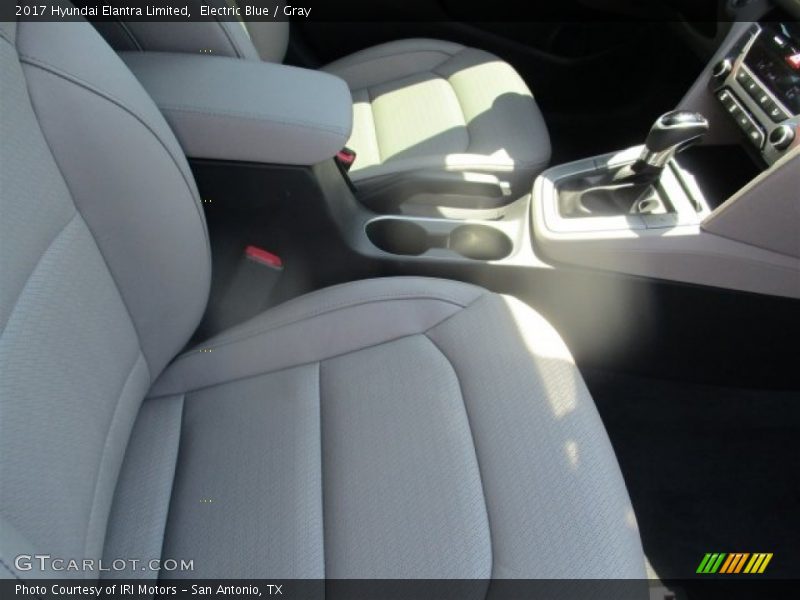 Electric Blue / Gray 2017 Hyundai Elantra Limited
