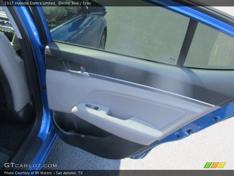 Electric Blue / Gray 2017 Hyundai Elantra Limited