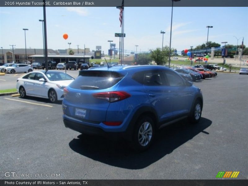 Caribbean Blue / Black 2016 Hyundai Tucson SE