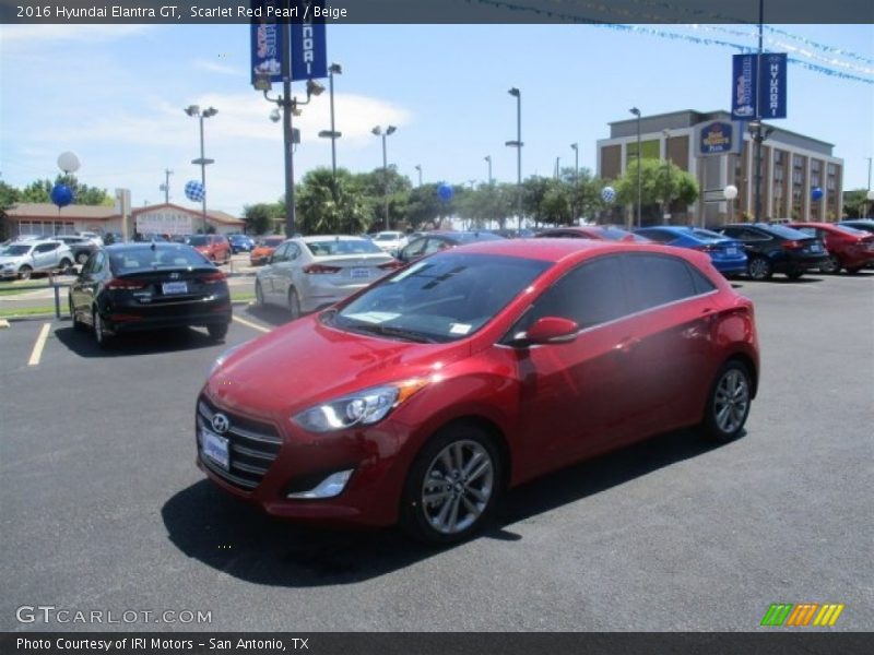 Scarlet Red Pearl / Beige 2016 Hyundai Elantra GT