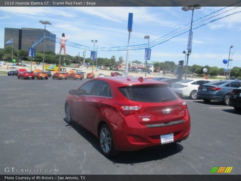 Scarlet Red Pearl / Beige 2016 Hyundai Elantra GT