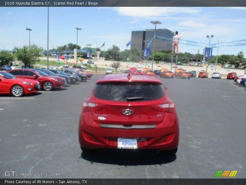 Scarlet Red Pearl / Beige 2016 Hyundai Elantra GT