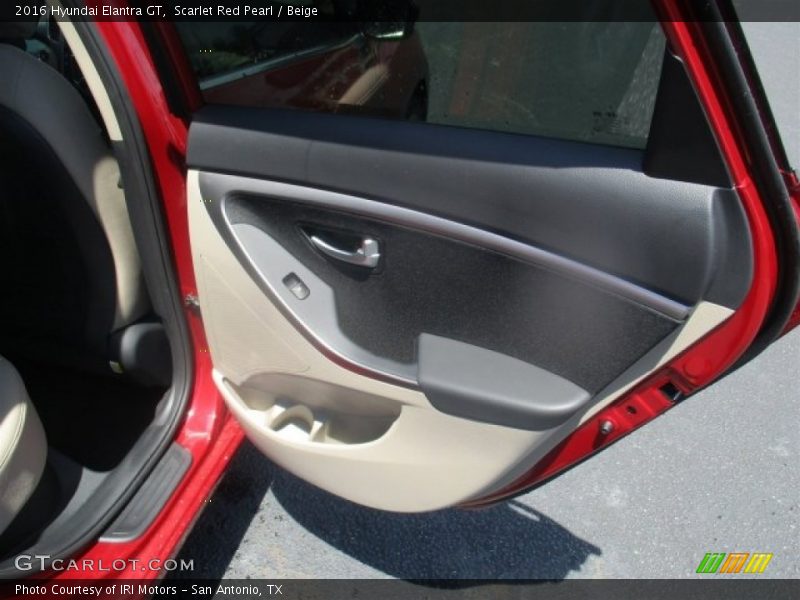 Scarlet Red Pearl / Beige 2016 Hyundai Elantra GT