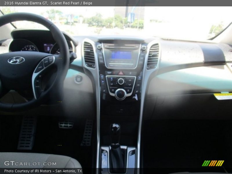 Scarlet Red Pearl / Beige 2016 Hyundai Elantra GT