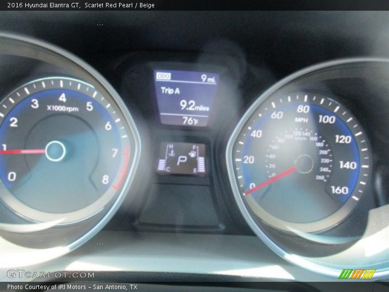 Scarlet Red Pearl / Beige 2016 Hyundai Elantra GT