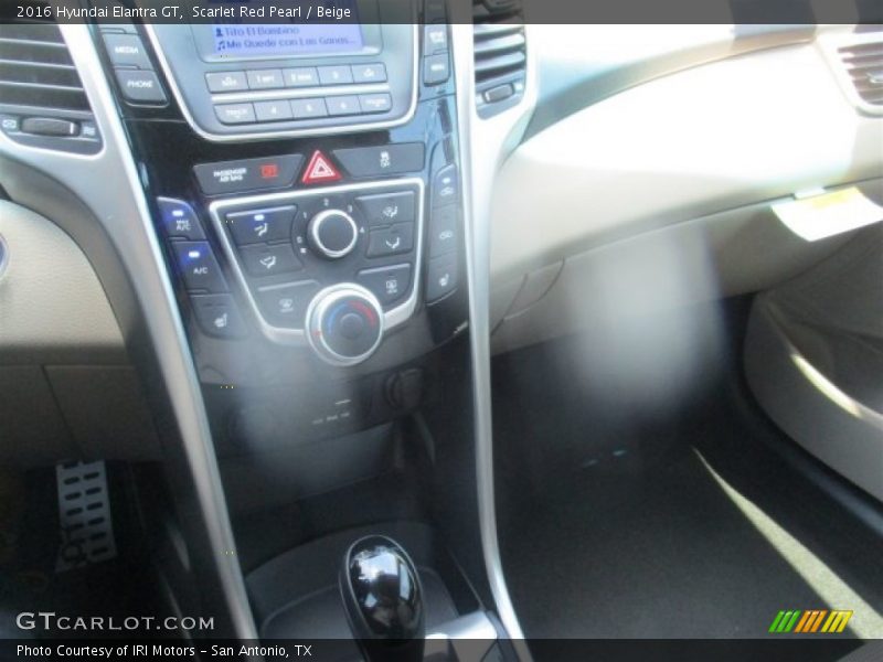 Scarlet Red Pearl / Beige 2016 Hyundai Elantra GT