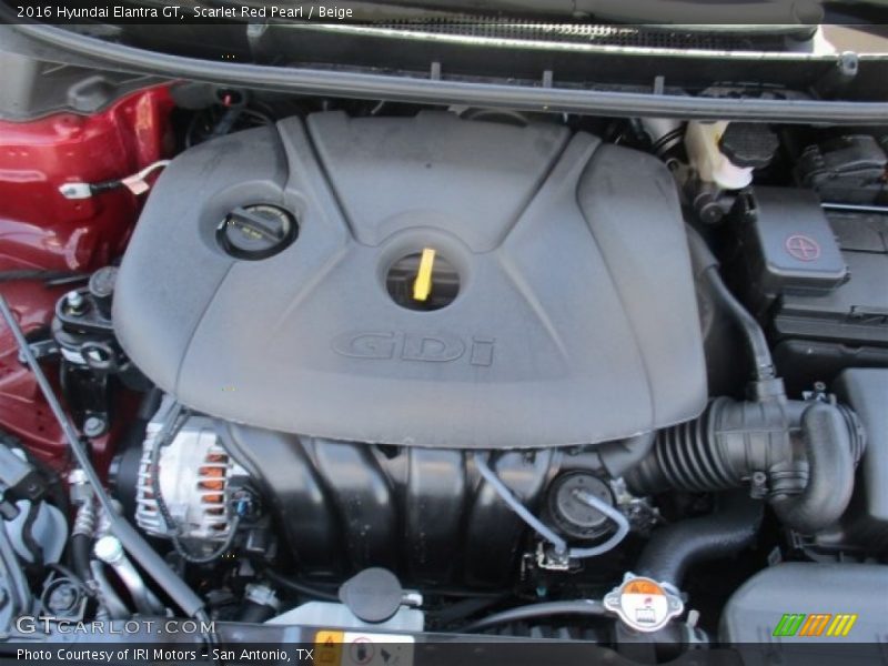 Scarlet Red Pearl / Beige 2016 Hyundai Elantra GT