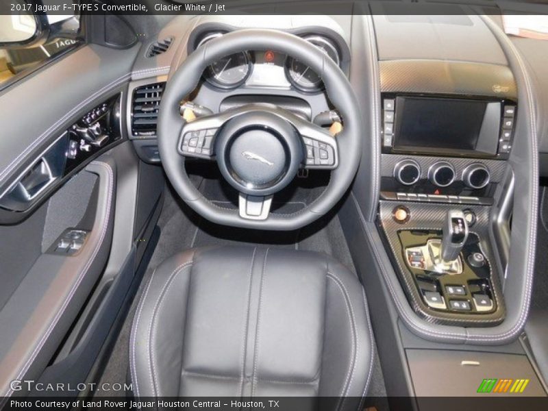Glacier White / Jet 2017 Jaguar F-TYPE S Convertible
