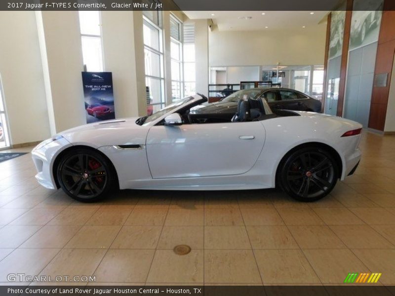 Glacier White / Jet 2017 Jaguar F-TYPE S Convertible