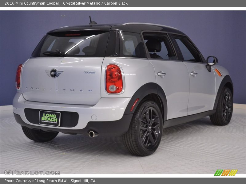 Crystal Silver Metallic / Carbon Black 2016 Mini Countryman Cooper