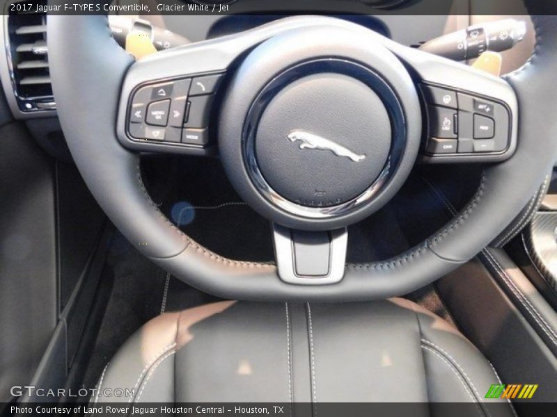 Glacier White / Jet 2017 Jaguar F-TYPE S Convertible