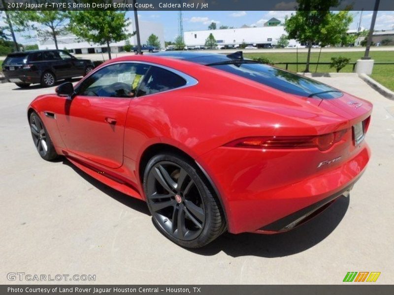 Caldera Red / Jet 2017 Jaguar F-TYPE S British Design Edition Coupe