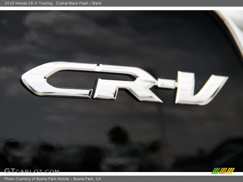 Crystal Black Pearl / Black 2016 Honda CR-V Touring