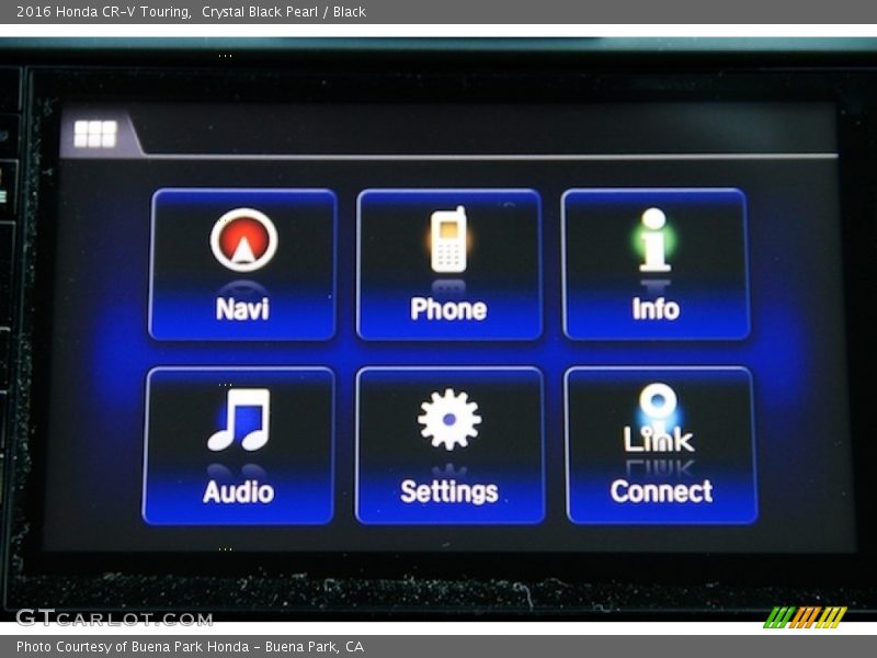 Crystal Black Pearl / Black 2016 Honda CR-V Touring