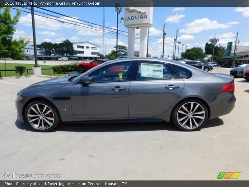 Ammonite Grey / Jet/Light Oyster 2016 Jaguar XF S
