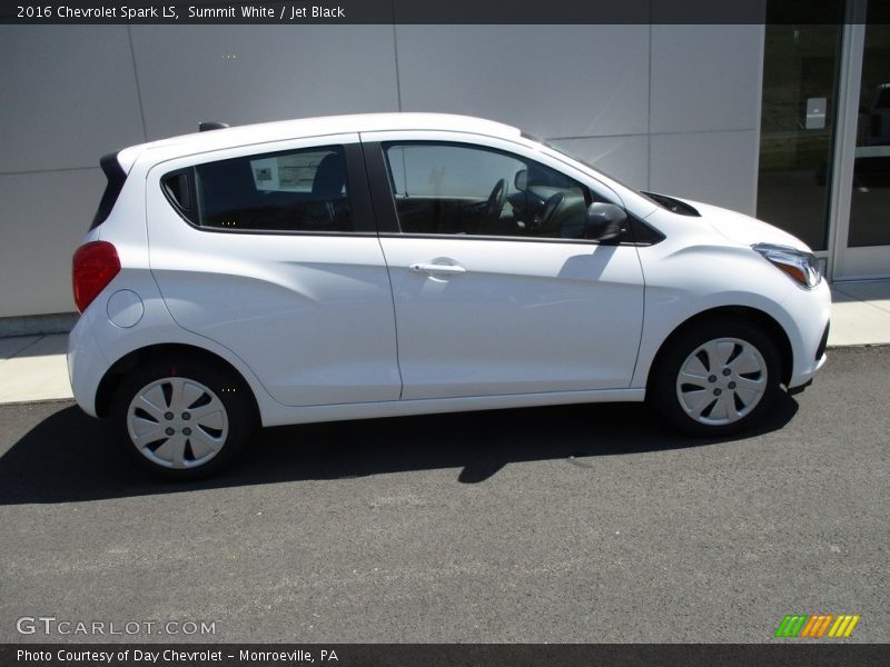 Summit White / Jet Black 2016 Chevrolet Spark LS