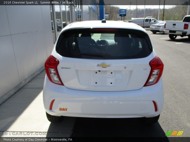 Summit White / Jet Black 2016 Chevrolet Spark LS