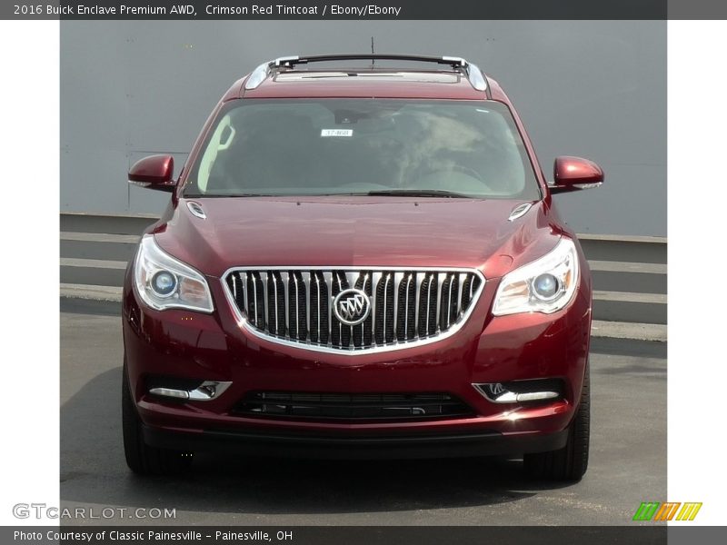 Crimson Red Tintcoat / Ebony/Ebony 2016 Buick Enclave Premium AWD