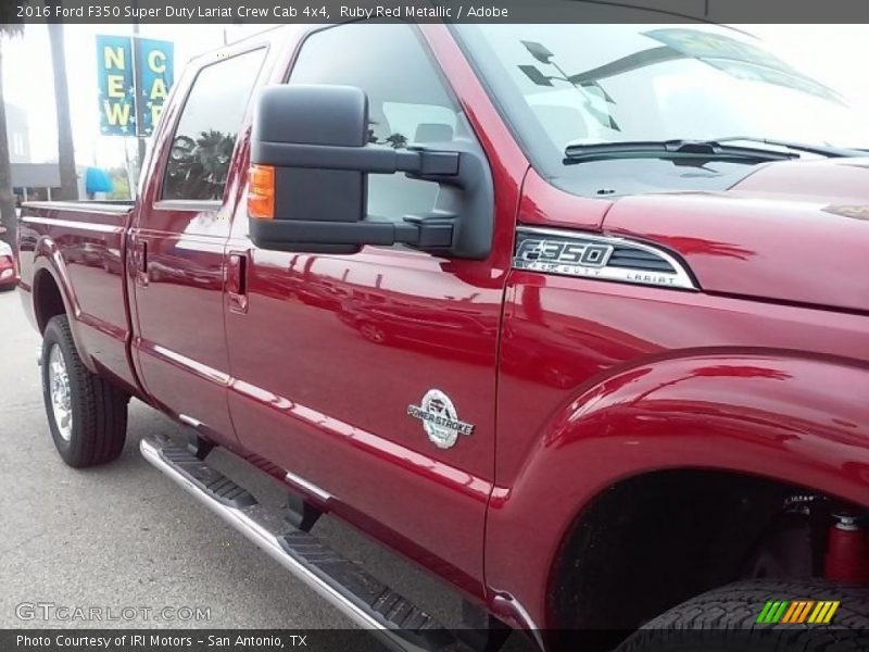 Ruby Red Metallic / Adobe 2016 Ford F350 Super Duty Lariat Crew Cab 4x4