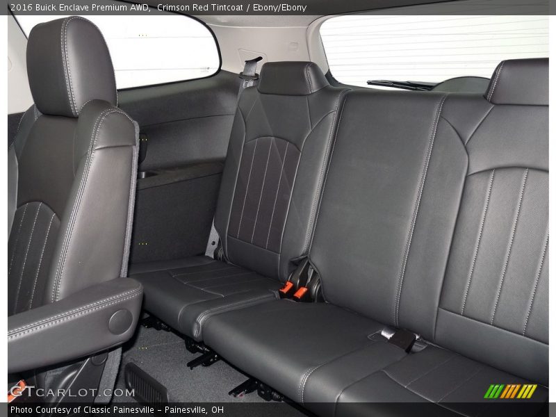 Rear Seat of 2016 Enclave Premium AWD