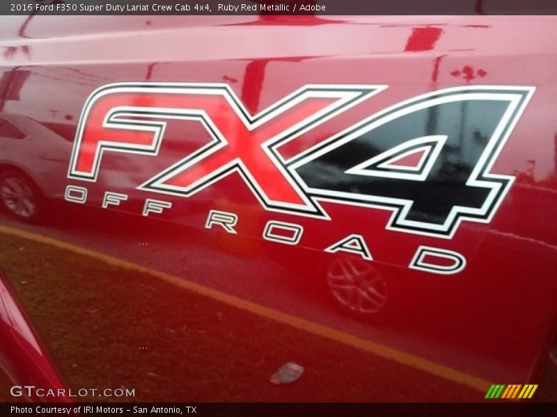 Ruby Red Metallic / Adobe 2016 Ford F350 Super Duty Lariat Crew Cab 4x4