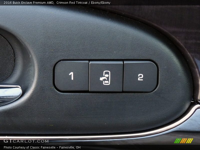 Controls of 2016 Enclave Premium AWD